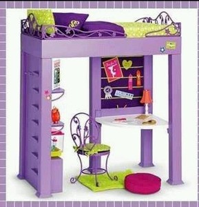 american girl gabriela loft bed